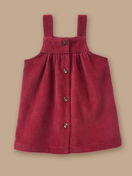 Bébé-Robe tablier en velours bébé