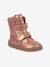 Bottes pieds nus pour enfants ZERU TEX WINTER BAREFOOT Froddo bleu foncé+bleu pétrole+rose doré 13 - vertbaudet enfant 