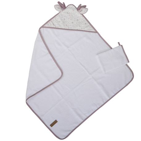 Set de sortie de bain et gant enchanté Lilas 2 - vertbaudet enfant 