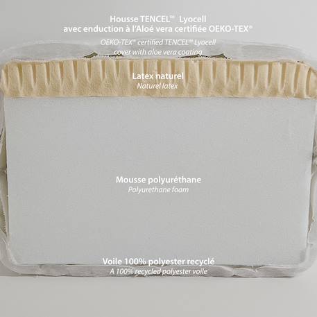 Matelas enfant aloe r - epaisseur 17 cm Blanc 3 - vertbaudet enfant 