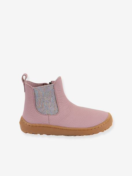 Chaussures pieds nus CHELYS avec détails pailletés fille Froddo bleu foncé+rose poudré 9 - vertbaudet enfant 