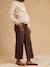 Jean léopard cropped de grossesse bandeau chocolat 2 - vertbaudet enfant 