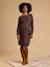 Robe en tricot grossesse et allaitement chocolat+noir 2 - vertbaudet enfant 