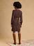 Robe en tricot grossesse et allaitement chocolat+noir 4 - vertbaudet enfant 
