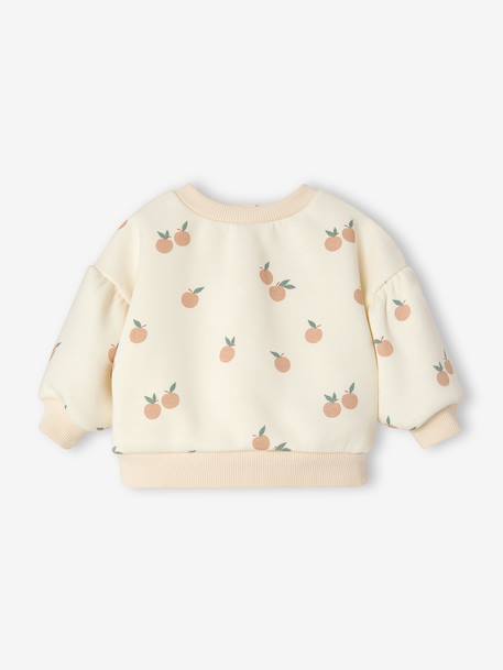 Ensemble bébé fille sweat et salopette vieux rose 2 - vertbaudet enfant 