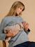 Pull de grossesse et allaitement drapé gris chiné 3 - vertbaudet enfant 