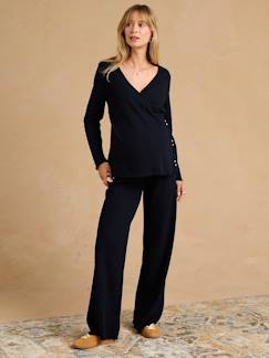 Vêtements de grossesse-Ensemble-Ensemble grossesse et allaitement cache coeur