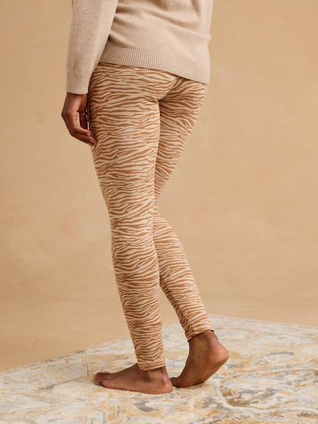 Ensemble cache coeur grossesse beige chiné 3 - vertbaudet enfant 