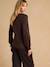 Pull grossesse et allaitement chocolat 3 - vertbaudet enfant 