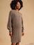 Robe pull de grossesse maille torsadée taupe 7 - vertbaudet enfant 