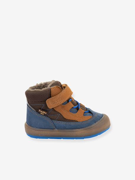 Boots enfant OLLIE LUMI WOOL TEX Froddo bleu+bordeaux+multicolore 14 - vertbaudet enfant 