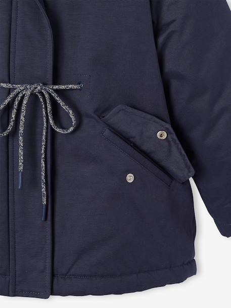 Parka 3 en 1 fille amovible blush+marine 16 - vertbaudet enfant 