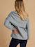 Pull de grossesse et allaitement drapé gris chiné 4 - vertbaudet enfant 