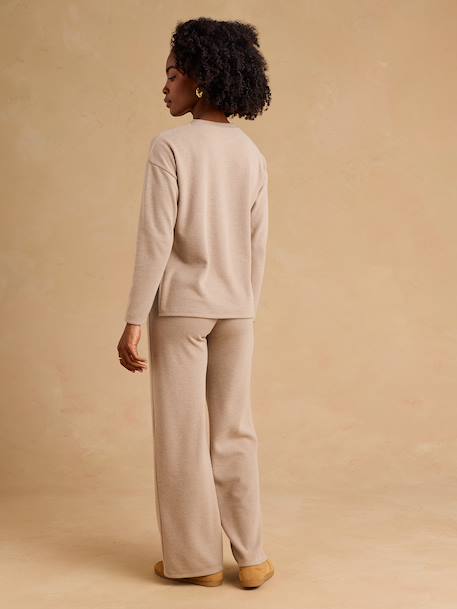 Ensemble de grossesse et postpartum 2 pices noisette+vert 1 - vertbaudet enfant 