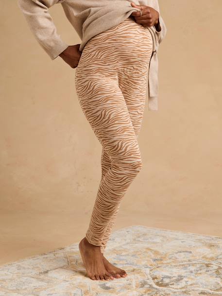 Ensemble cache coeur grossesse beige chiné 8 - vertbaudet enfant 