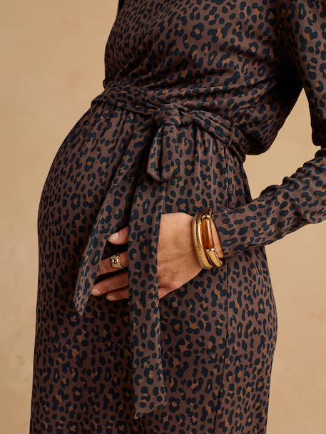 Robe longue de grossesse chocolat 3 - vertbaudet enfant 