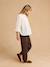 Blouse de grossesse et allaitement brodée crème 1 - vertbaudet enfant 