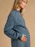 Robe pull grossesse et allaitement bleu grisé 7 - vertbaudet enfant 