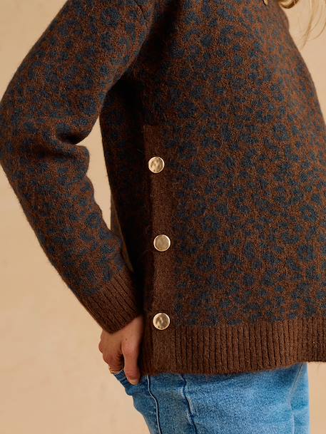 Pull de grossesse et allaitement chocolat 4 - vertbaudet enfant 