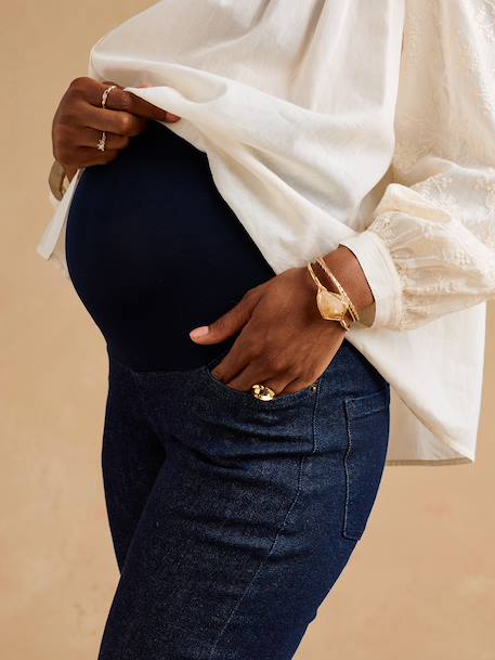 Jean flare de grossesse bleu foncé 6 - vertbaudet enfant 