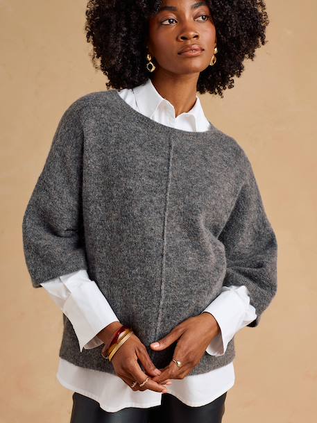 Pull de grossesse chocolat 5 - vertbaudet enfant 
