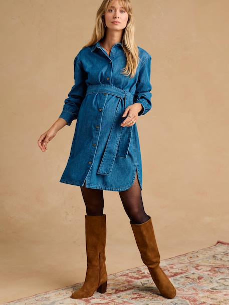 Robe chemise grossesse et allaitement stone 2 - vertbaudet enfant 