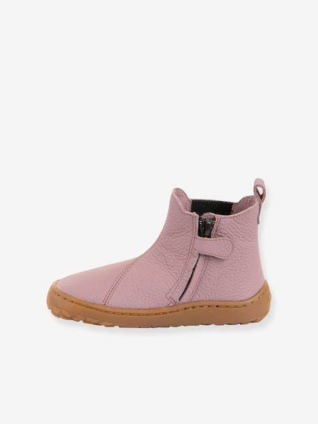 Chaussures pieds nus CHELYS avec détails pailletés fille Froddo bleu foncé+rose poudré 10 - vertbaudet enfant 