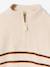 Pull garçon camionneur rayé manches longues écru+marine 3 - vertbaudet enfant 