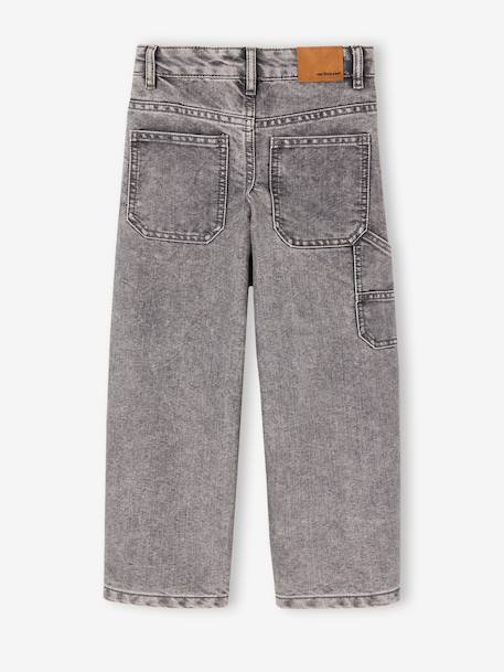 Jean battle indestructible morphologie fin denim brut+denim gris 6 - vertbaudet enfant 