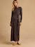 Robe longue de grossesse chocolat 1 - vertbaudet enfant 