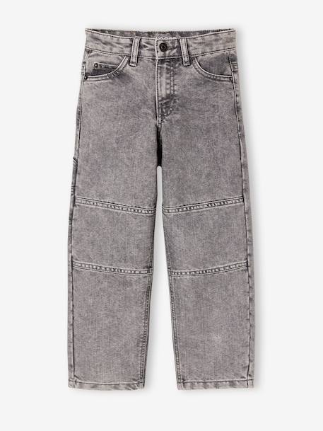 Jean battle indestructible morphologie fin denim brut+denim gris 5 - vertbaudet enfant 