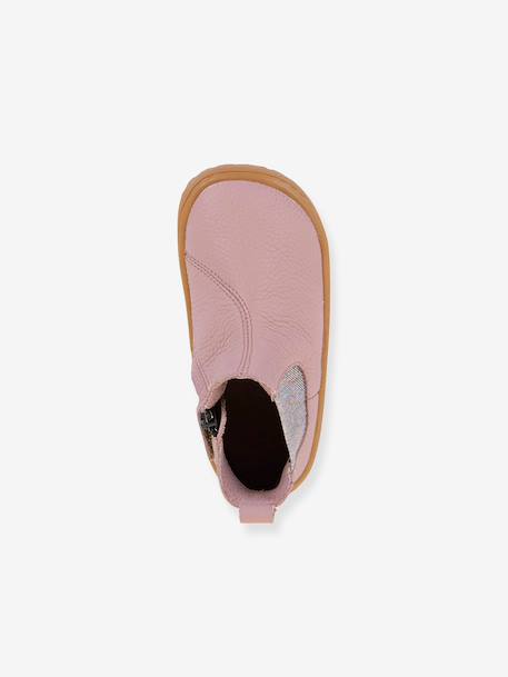 Chaussures pieds nus CHELYS avec détails pailletés fille Froddo bleu foncé+rose poudré 12 - vertbaudet enfant 