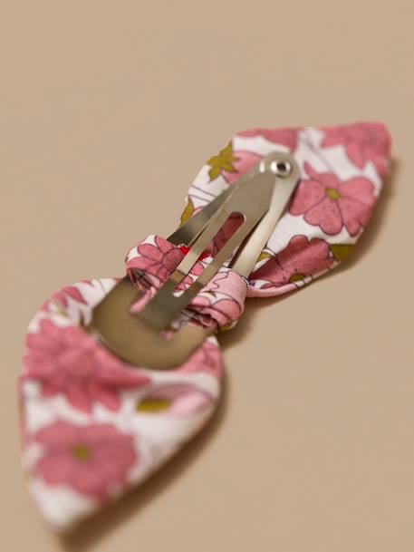 Pinces en tissu liberty par lot de 2 Liberty poppy and daisy 3 - vertbaudet enfant 