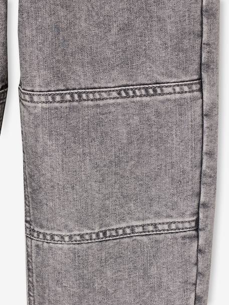 Jean battle indestructible morphologie fin denim brut+denim gris 7 - vertbaudet enfant 