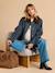 Manteau court de grossesse gris souris 4 - vertbaudet enfant 