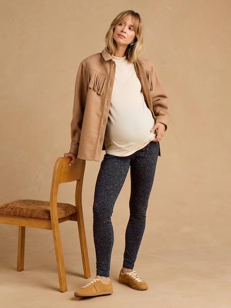 Legging Grossesse Léopard beige+gris foncé 8 - vertbaudet enfant 