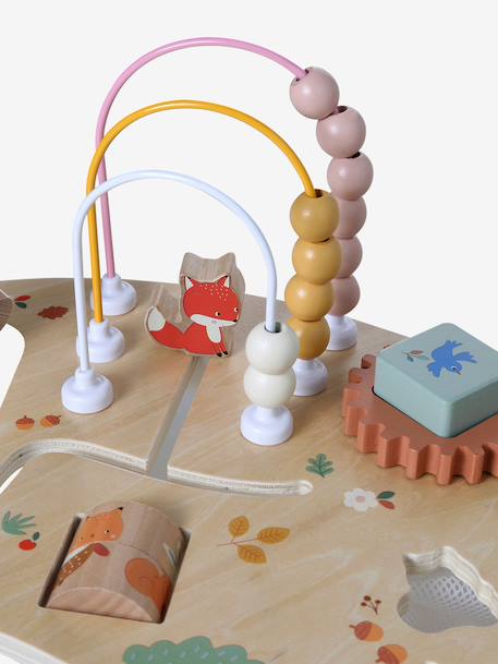 Table d'activités double hauteur HAPPY FOREST en bois FSC® écru 10 - vertbaudet enfant 