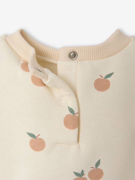 Ensemble bébé fille sweat et salopette vieux rose 6 - vertbaudet enfant 