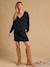 Robe cache coeur grossesse et allaitement gris chiné 5 - vertbaudet enfant 