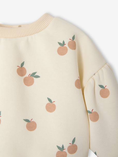 Ensemble bébé fille sweat et salopette vieux rose 5 - vertbaudet enfant 