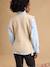Pull sans manches beige chiné+rouge 5 - vertbaudet enfant 