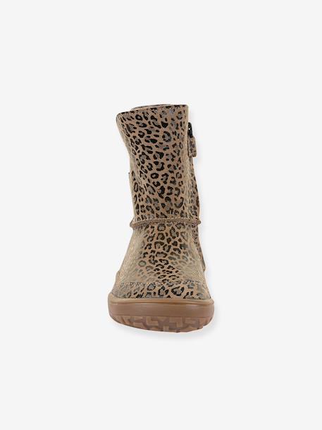 Bottes pieds nus enfants BAREFOOT TEX SUEDE Froddo beige imprimé+bordeaux+bronze+gris+noir+or 7 - vertbaudet enfant 