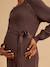 Robe en tricot grossesse et allaitement chocolat+noir 6 - vertbaudet enfant 
