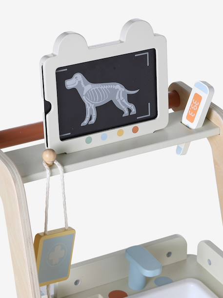 Chariot vétérinaire en bois FSC® écru 5 - vertbaudet enfant 