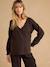 Pull grossesse et allaitement chocolat 6 - vertbaudet enfant 
