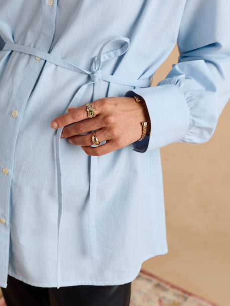 Chemise de grossesse et allaitement bleu ciel 4 - vertbaudet enfant 
