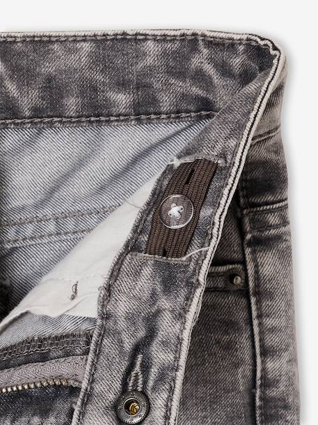 Jean battle indestructible morphologie fin denim brut+denim gris 8 - vertbaudet enfant 