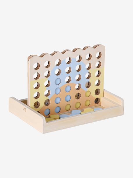 Jeu 4 en ligne en bois FSC® bois 1 - vertbaudet enfant 