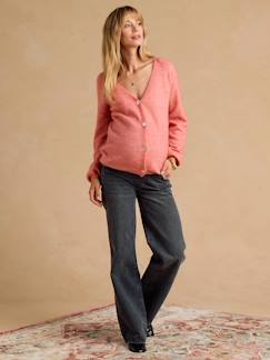 Vêtements de grossesse-Gilet devant/dos en maille grossesse et allaitement