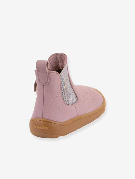 Chaussures pieds nus CHELYS avec détails pailletés fille Froddo bleu foncé+rose poudré 11 - vertbaudet enfant 